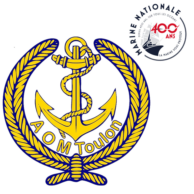 Association des Officiers Mariniers de Toulon en activité, en retraite et veuves Logo
